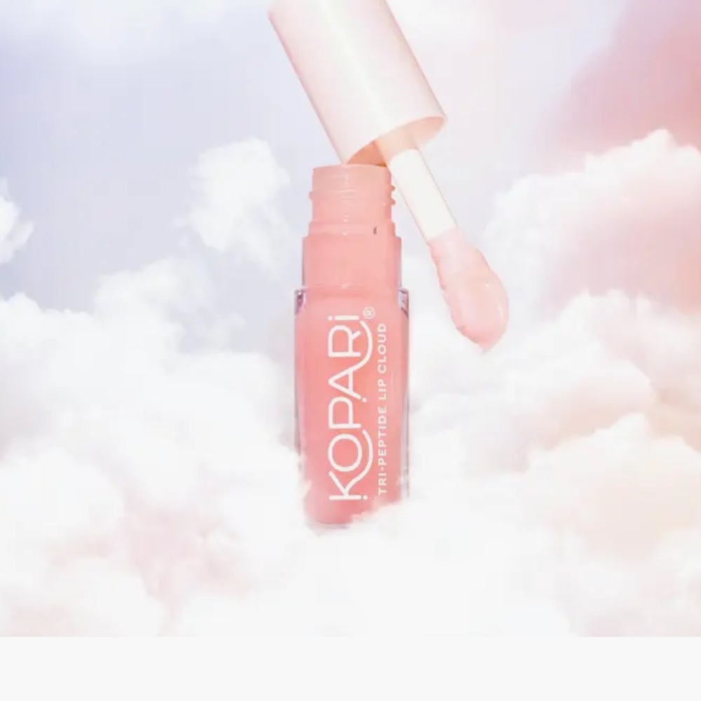 NWT Kopari Tri-Peptide Lip Cloud Sheer Pink Tint Lip Gloss 0.2 oz (full size)